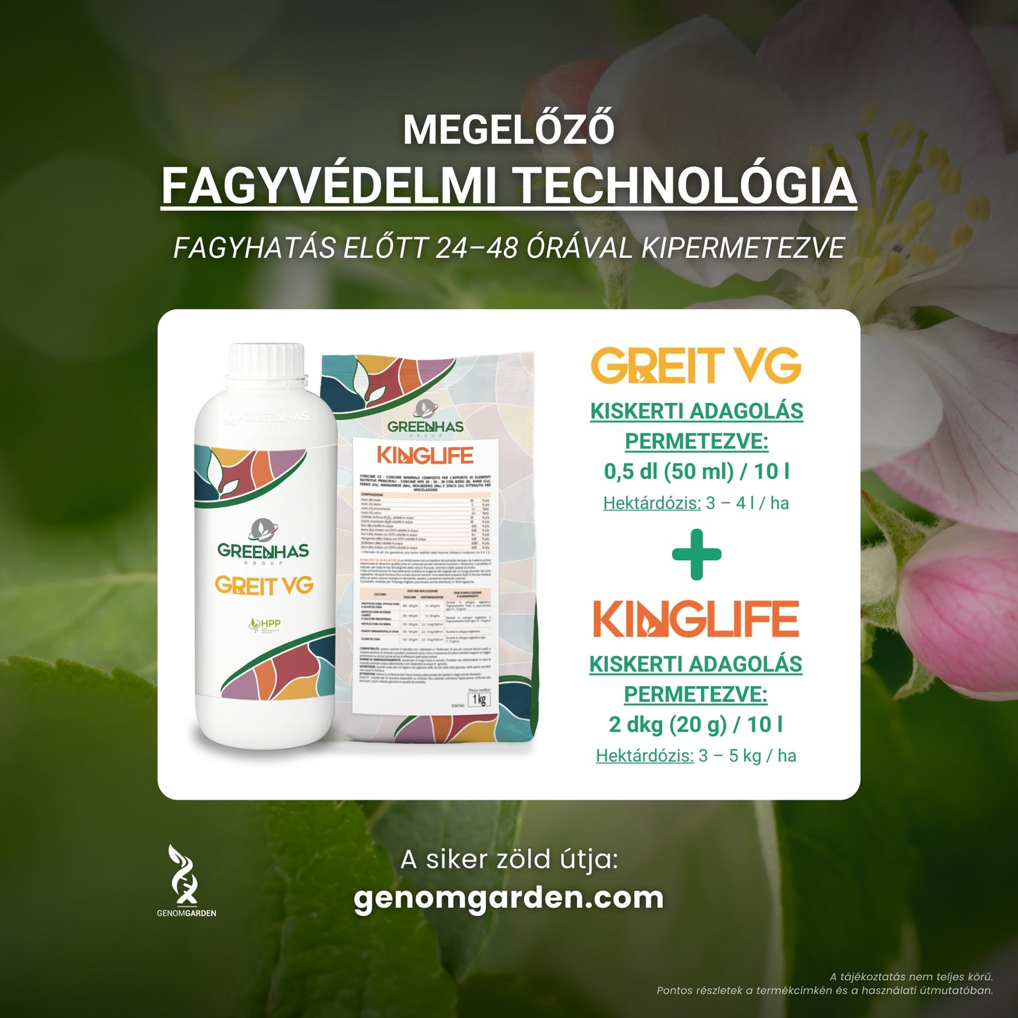 Fagyvédelmi megelőző csomag