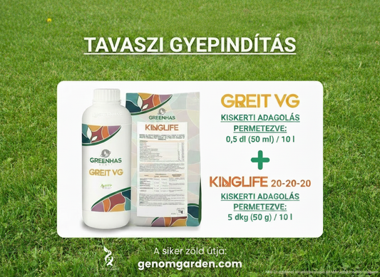 Tavaszi gyepindító technológia